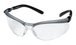 3Mâ„¢ BX Protective Eyewear, Black/Silver Frame, Clear Lens