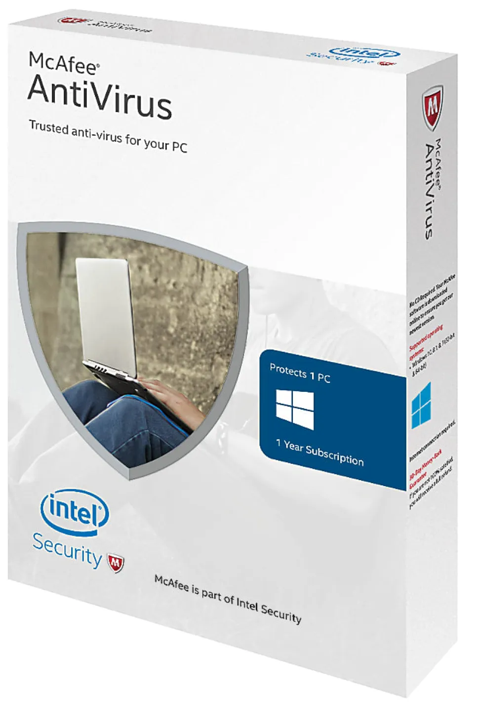 McAfee® Antivirus Basic 2016, For 1 PC, 1-Year Subscription, eCard