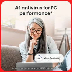 McAfee® AntiVirus Internet Security Software, For 1 Device, 1-Year Subscription with Auto-Renewal, For Windows®, Product Key, MAB41EOD1RAAM