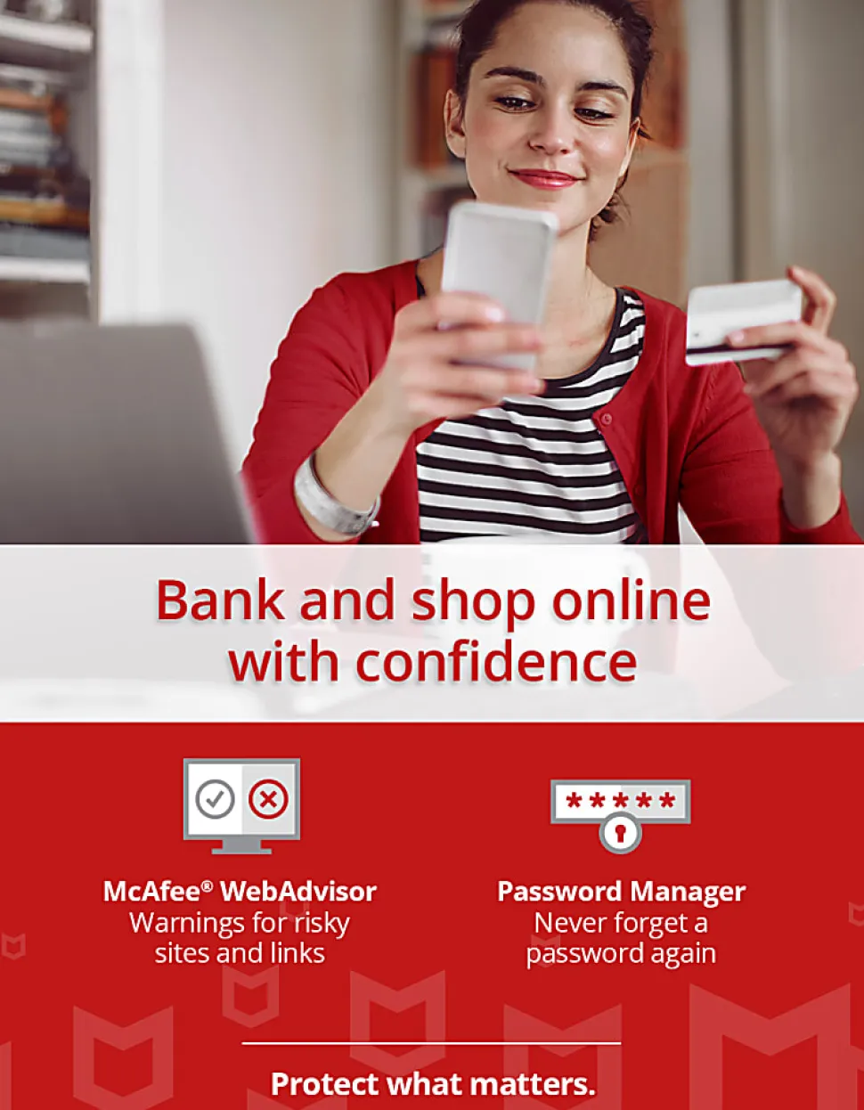 McAfee Internet Security, 10 Devices, Antivirus Software, 1 Yr – Product Key