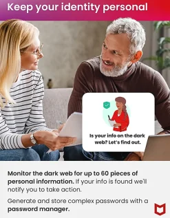McAfee®+ Premium Antivirus & Internet Security Software, Individual, - MPP21EODURAAM