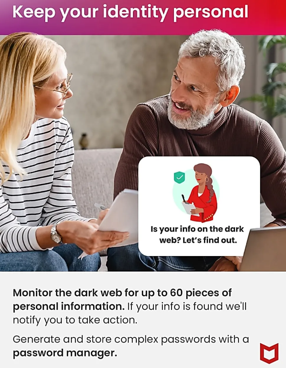 McAfee®+ Premium Antivirus & Internet Security Software, Individual, - MPP21EODURAAM
