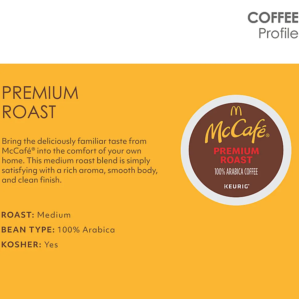 McCafe Premium K-Cup Pods, Box of 48