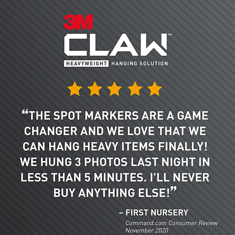 3M CLAW Drywall Picture Hanger, 3PH65M2ES
