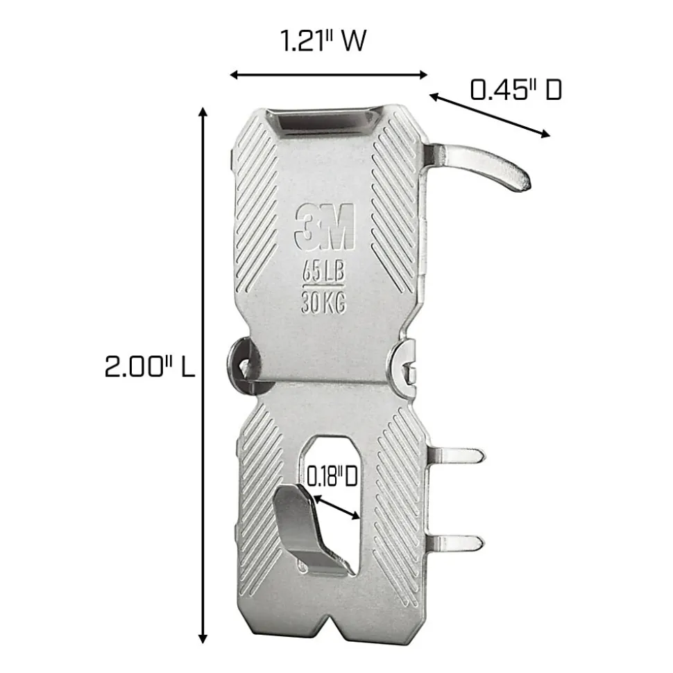 3M CLAW Drywall Picture Hanger, 3PH65M2ES