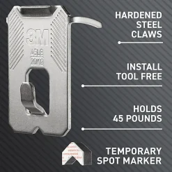 3M CLAW Drywall Picture Hanger, 3PH45M3ES