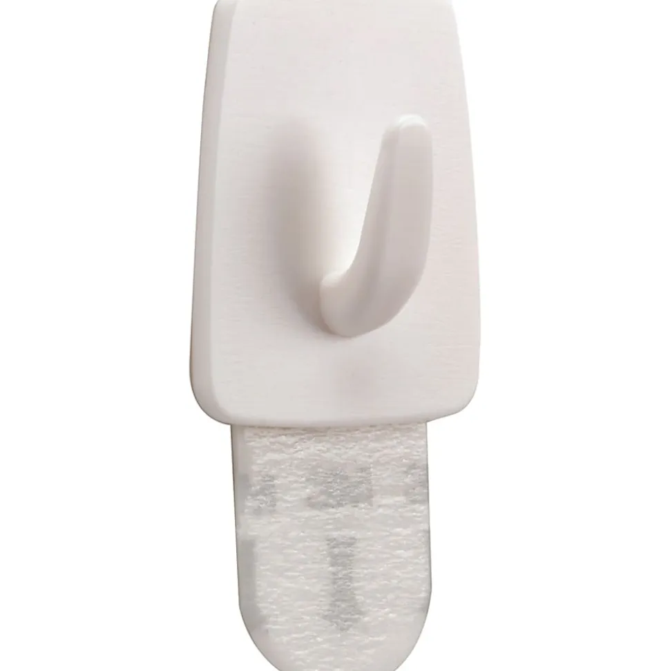3M Command General Purpose Removable Plastic Hooks, Micro, 0.5 Lb Capacity, Pack Of 3