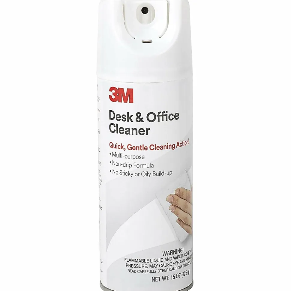 3M Desk/Office Cleaner Spray - For Multipurpose - 15 fl oz (0.5 quart) - 12 / Carton - 573CT