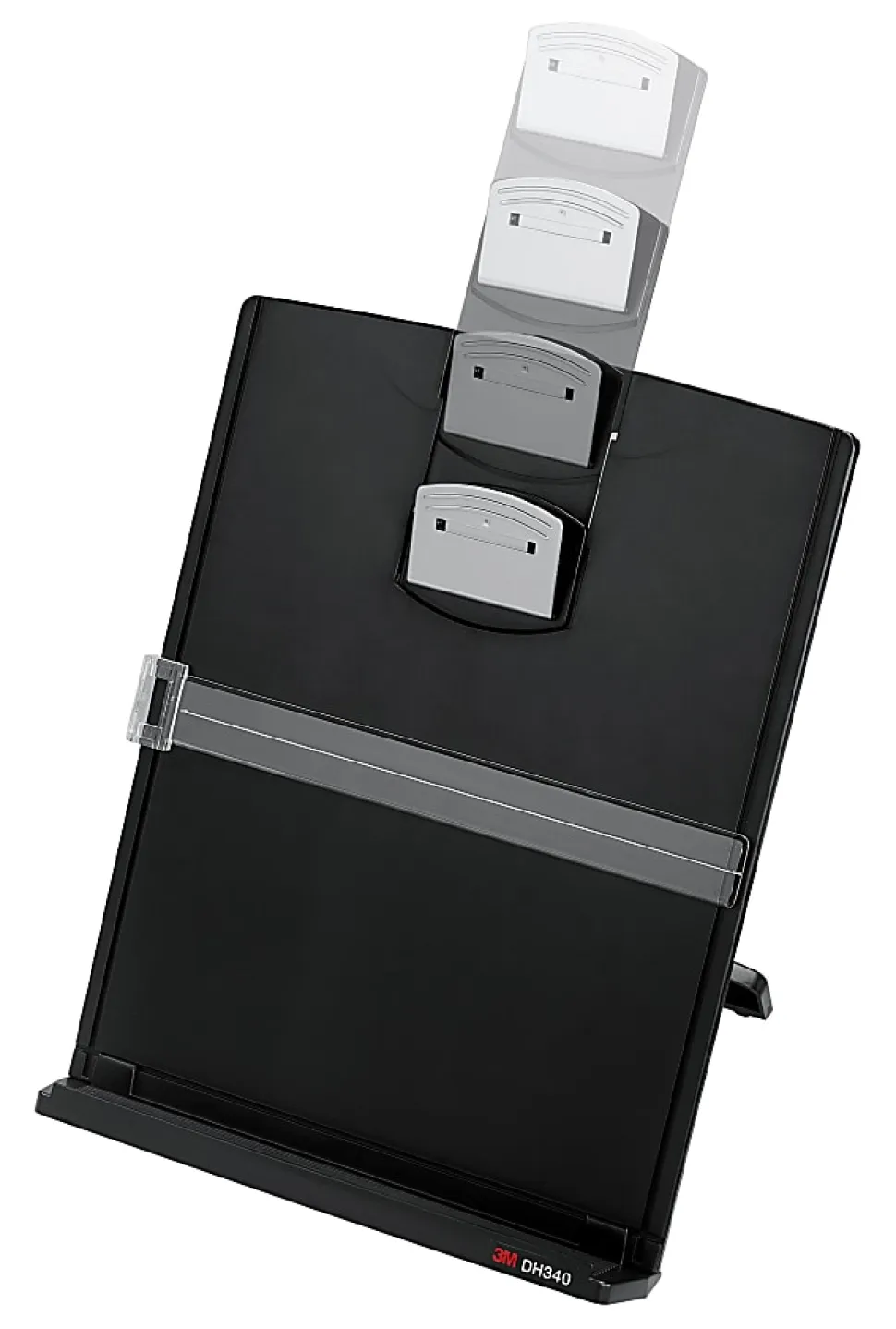 3M™ Desktop Document Holders, 18", Black/Silver