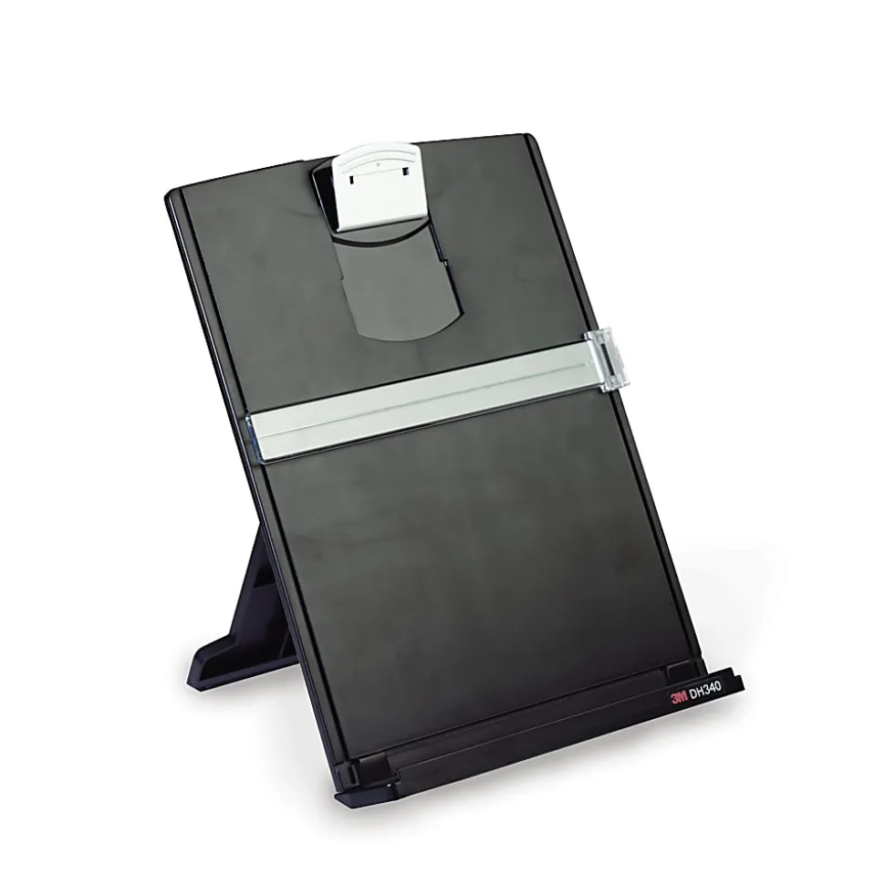 3M™ Desktop Document Holders, 18", Black/Silver