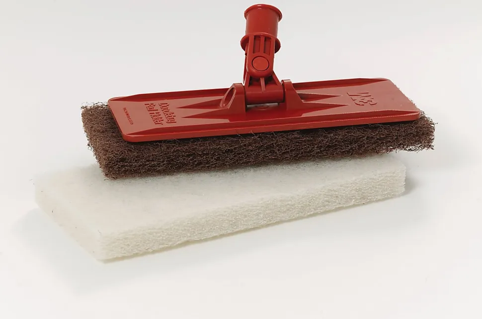 3M™ Doodlebug™ Cleaning Supplies, Pad Holders #6472, 4" x 10", Orange, Case Of 10