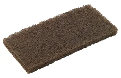 3Mâ„¢ Doodlebugâ„¢ Pads, Scrub 'n Strip, 4 5/8" x 10", Brown, 10 Pads Per Box, 1 Box Per Case