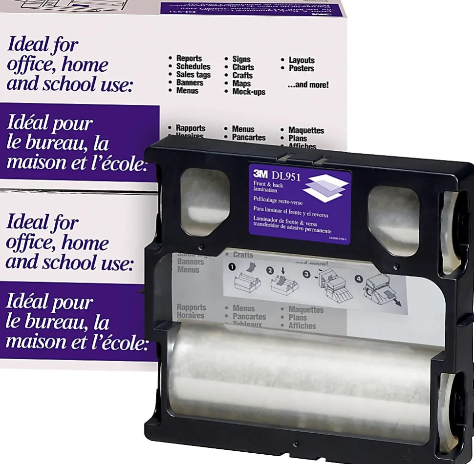 3M™ Dual Lamination Refill Cartridge For LS950 Laminating Systems, 8-1/2" x 100'