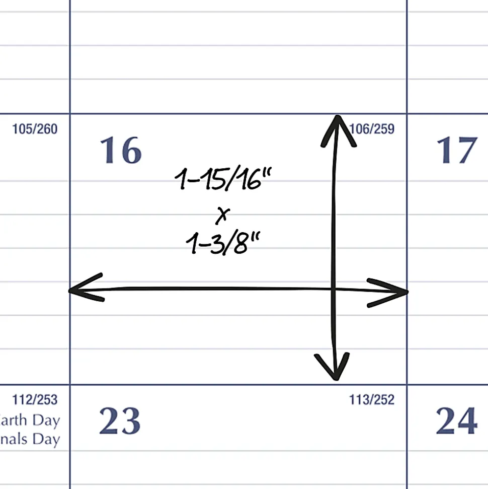 Mead® Basic Academic 2026-2027 Monthly Desk Pad Calendar, Standard, 21 3/4" x 17"