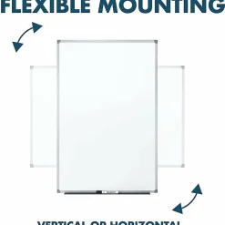 Mead® Basic Melamine Dry-Erase Whiteboard, 48