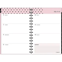 Mead Cambridge® Cherish Academic 2026-2027 Weekly Monthly Planner, Small, 5 1/2