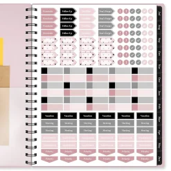 Mead Cambridge® Cherish Academic 2026-2027 Weekly Monthly Planner, Large, 8 1/2