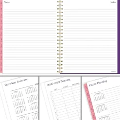 Mead Cambridge® Filbert Academic 2026-2027 Weekly Monthly Planner, Large, 8 1/2