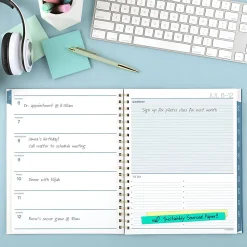 Mead Cambridge® Oceana Academic 2026-2027 Weekly Monthly Planner, Large, 8 1/2