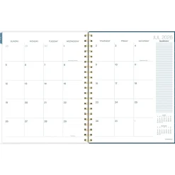 Mead Cambridge® Oceana Academic 2026-2027 Weekly Monthly Planner, Large, 8 1/2