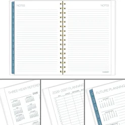 Mead Cambridge® Oceana Academic 2026-2027 Weekly Monthly Planner, Small, 5 1/2