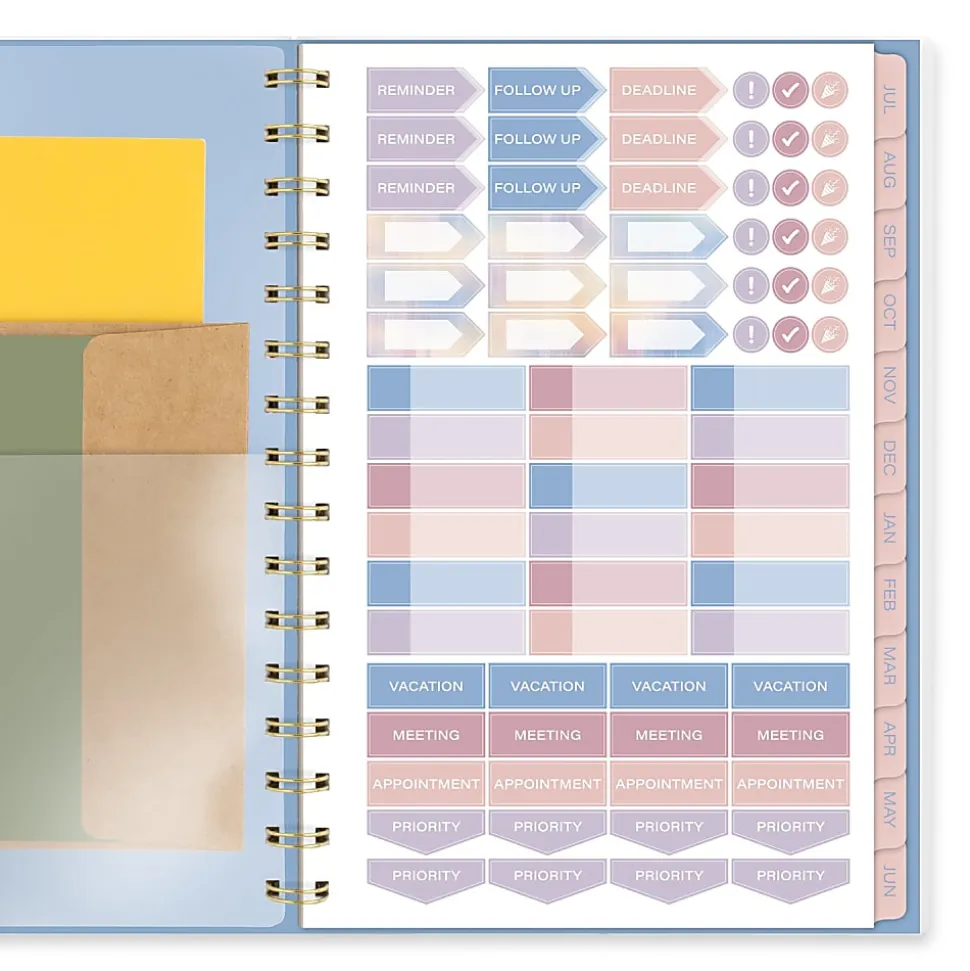 Mead Cambridge® Sunlit Academic 2026-2027 Weekly Monthly Planner, Small, 5 1/2" x 8 1/2"