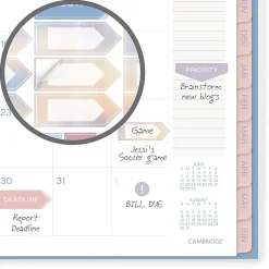 Mead Cambridge® Sunlit Academic 2026-2027 Weekly Monthly Planner, Small, 5 1/2