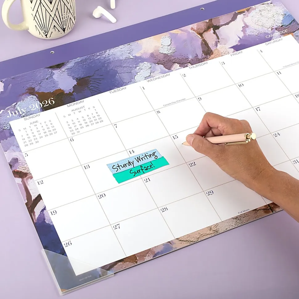 Mead Cambridge® Susan Academic 2026-2027 Monthly Desk Pad Calendar, Standard, 17" x 21 3/4"