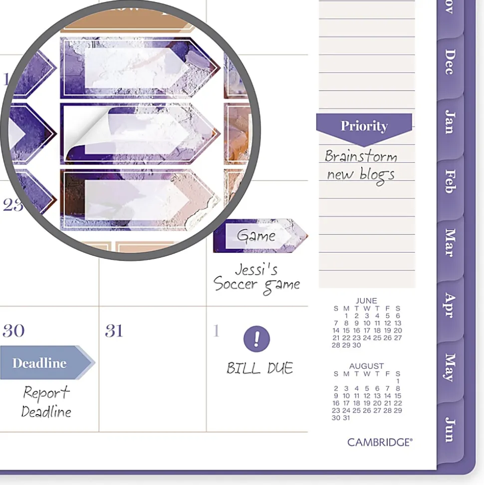 Mead Cambridge® Susan Academic 2026-2027 Weekly Monthly Planner, Small, 5 1/2" x 8 1/2"