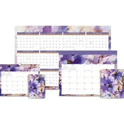 Mead Cambridge® Susan 2026-2027 Erasable Wall Calendar, Reversible Academic Year/Regular Year, Extra Large, 24" x 36"