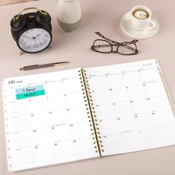 Mead Cambridge® WorkStyle® Balance Academic 2026-2027 Weekly Monthly Planner, Champagne, Large, 8 1/2