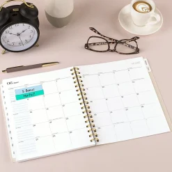 Mead Cambridge® WorkStyle® Balance Academic 2026-2027 Weekly Monthly Planner, Champagne, Medium, 7