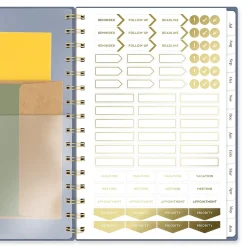 Mead Cambridge® WorkStyle® Classic Academic 2026-2027 Weekly Monthly Planner, Steel Blue, Small, 5 1/2