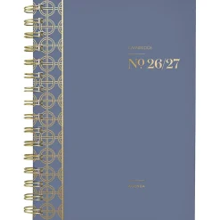 Mead Cambridge® WorkStyle® Classic Academic 2026-2027 Weekly Monthly Planner, Steel Blue, Small, 5 1/2
