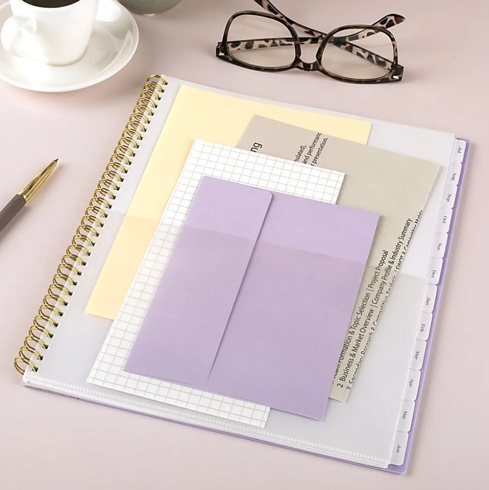 Mead Cambridge® WorkStyle® Classic Academic 2026-2027 Monthly Planner, Misty Lavender, Large, 8 1/2" x 11"