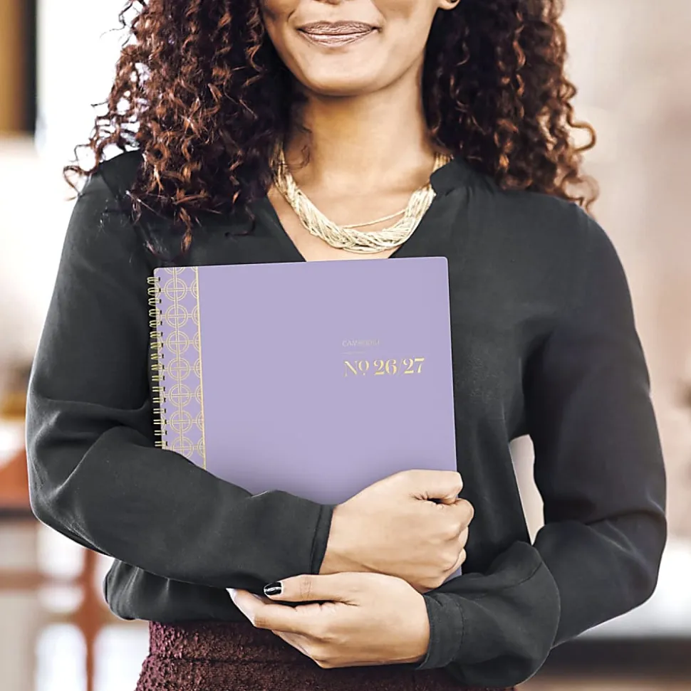Mead Cambridge® WorkStyle® Classic Academic 2026-2027 Monthly Planner, Misty Lavender, Large, 8 1/2" x 11"