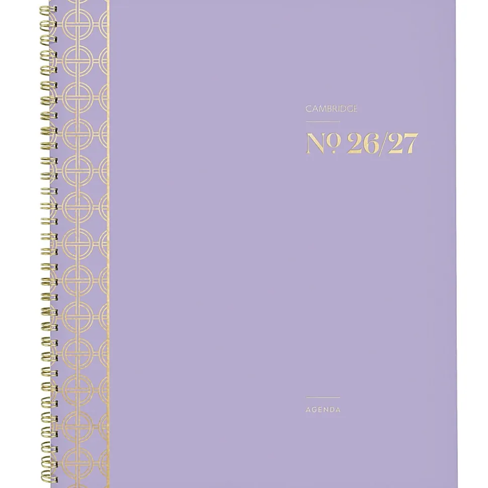 Mead Cambridge® WorkStyle® Classic Academic 2026-2027 Monthly Planner, Misty Lavender, Large, 8 1/2" x 11"