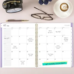 Mead Cambridge® WorkStyle® Classic Academic 2026-2027 Monthly Planner, Misty Lavender, Large, 8 1/2