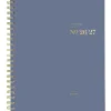 Mead Cambridge® WorkStyle® Classic Academic 2026-2027 Weekly Monthly Planner, Steel Blue, Large, 8 1/2" x 11"