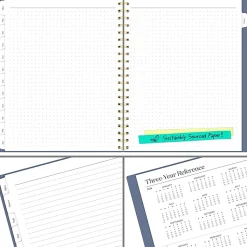 Mead Cambridge® WorkStyle® Classic Academic 2026-2027 Weekly Monthly Planner, Steel Blue, Large, 8 1/2