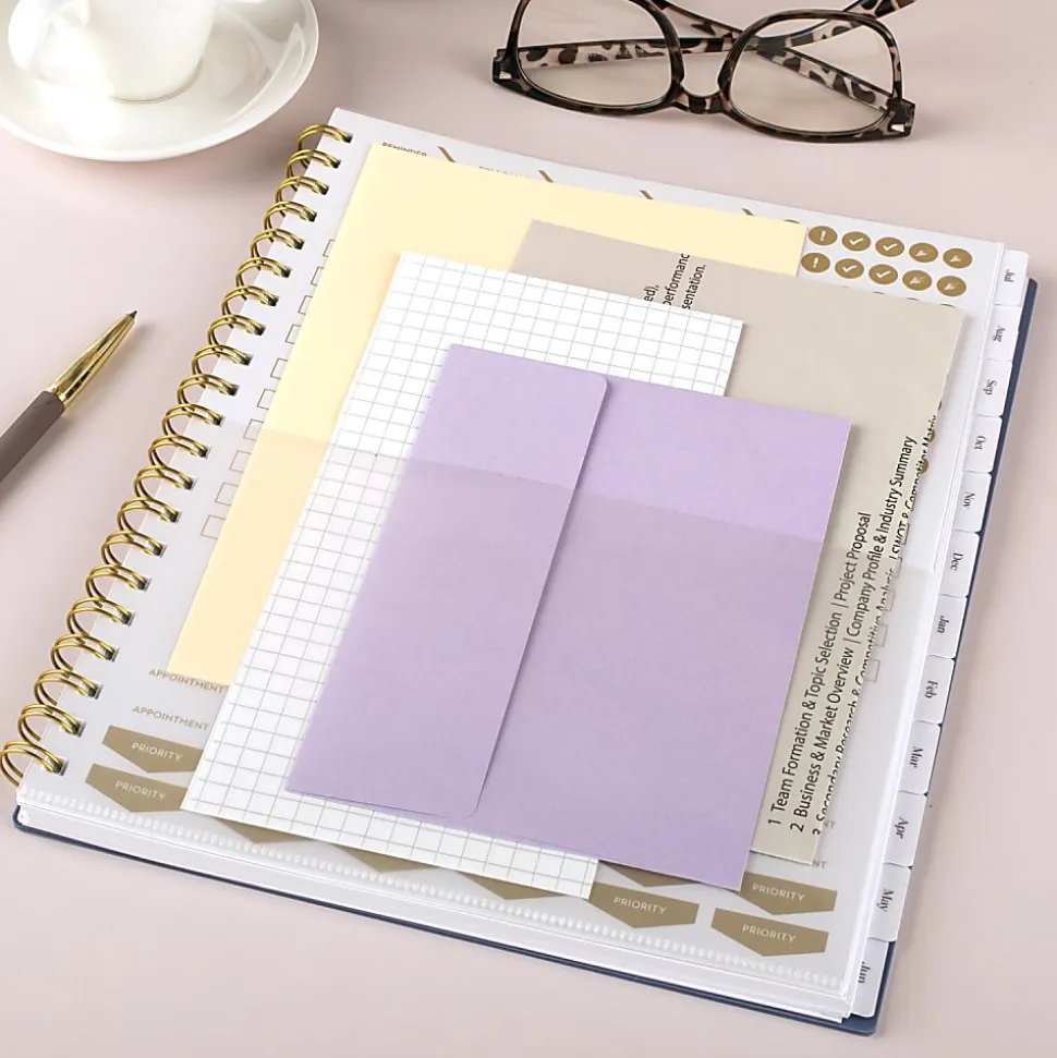 Mead Cambridge® WorkStyle® Classic Academic 2026-2027 Weekly Monthly Planner, Steel Blue, Large, 8 1/2" x 11"