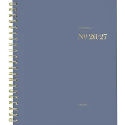 Mead Cambridge® WorkStyle® Classic Academic 2026-2027 Weekly Monthly Planner, Steel Blue, Large, 8 1/2