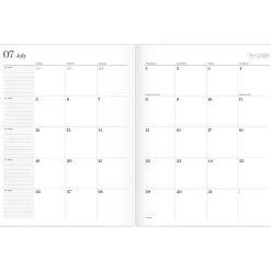 Mead Cambridge® WorkStyle® Classic Academic 2026-2027 Monthly Planner, Steel Blue, Large, 8 1/2