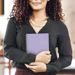 Mead Cambridge® WorkStyle® Focus Academic 2026-2027 Weekly Monthly Planner, Misty Lavender, Small, 5 1/2