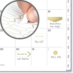 Mead Cambridge® WorkStyle® Focus Academic 2026-2027 Weekly Monthly Planner, Misty Lavender, Small, 5 1/2