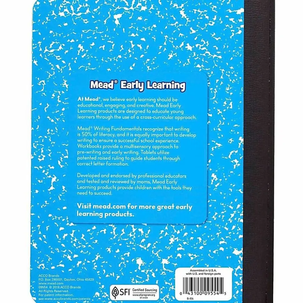 Mead® Classroom Primary Journal Creative Story Tablets, 7.5" x 9.8", Assorted, Pack Of 12