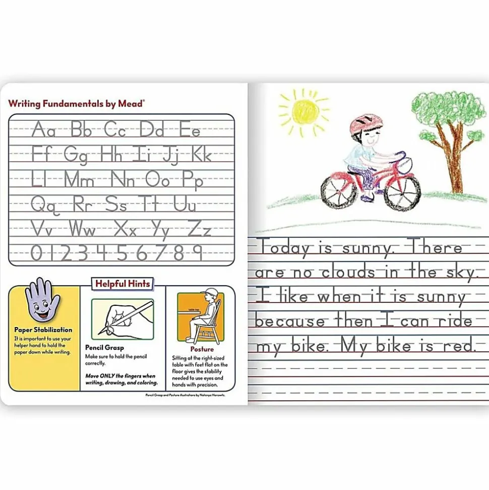 Mead® Classroom Primary Journal Creative Story Tablets, 7.5" x 9.8", Assorted, Pack Of 12