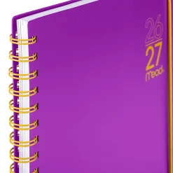 Mead® Color Pop Academic 2026-2027 Weekly Monthly Planner, Fuchsia, Large, 8 1/2