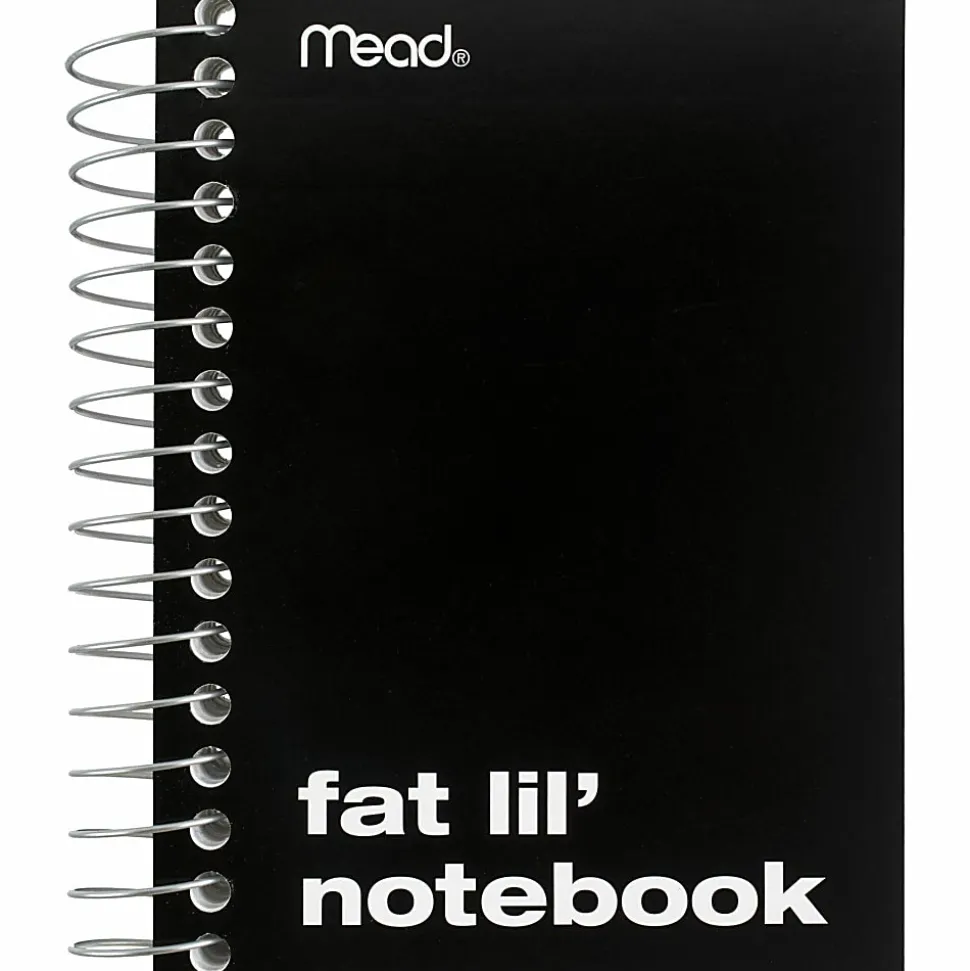 Mead® Fat Lil' Wirebound Notebook, 4" x 5 1/2", 200 Sheets, Assorted Colors