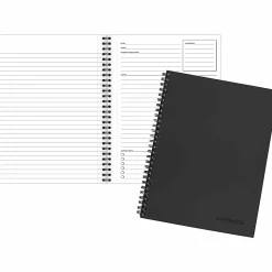 Mead® Limited Meeting Notebook, 7-1/4" x 9-1/2", 80 Pages, Black